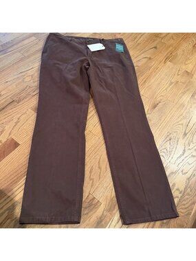 HAWKER RYE MENS BROWN CHINO PANTS NEW STITCH FIX 36 X 32 SLIM FIT